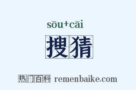 搜猜是什么意思的图片